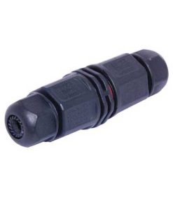 Inline Connector IP65 Black