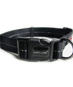 Reflective Supersoft Webbing Collar (Black00) Medium