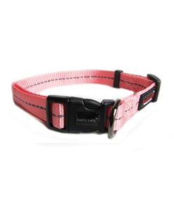 Reflective Supersoft Webbing Collar (Pink06) Medium