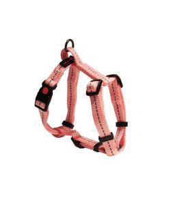 Reflective Supersoft Webbing H Harness (Pink06) Extra Large