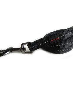 Reflective Supersoft Webbing Leash (Black00) Small