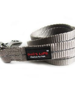 Reflective Supersoft Webbing Leash (Grey11) Small