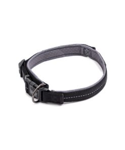 Reflective Supersoft Webbing Neoprene Collar (Black00) Medium