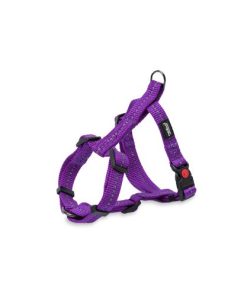 Reflective Supersoft Webbing H Harness (Purple07) Medium