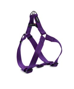 Reflective Supersoft Webbing Step In Harness (Purple07) Large