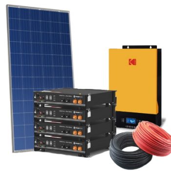 Solar Kit 9 – Bi Directional – 24kWh 48v – Lithium Storage