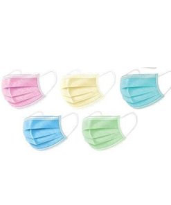 Kids 3ply color facial mask