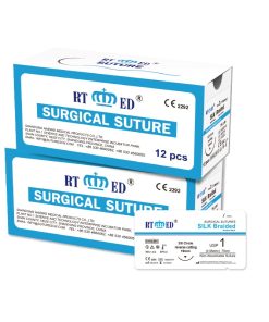 Suture Chromic Catgut Size/USP 3/0 Double Needle