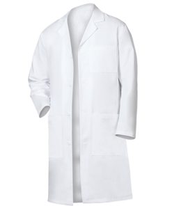 100 cotton white lab coat