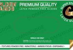 waldent latex examination gloves