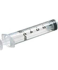 syringe 5ml, 3 part luer slip