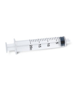 syringes 3 part - luer lock - 50/60ml syringe - latex free - box of 20's