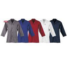 lady's canteen coat royal blue short sleeve size 3xl