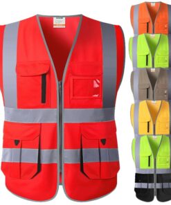 Heavy duty a reflective vest
