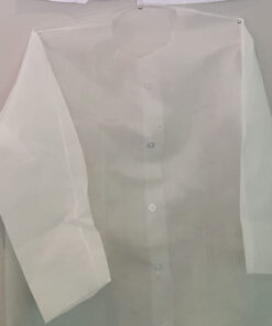100 percent cotton lab coat