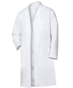 100 cotton white lab coat