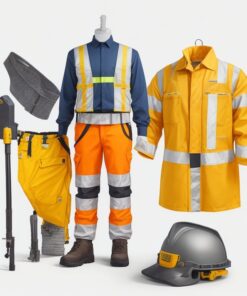 100 cotton hi vis jacket