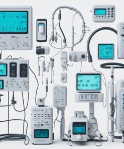 Surgical Suction Flovac Trolley 4 Place