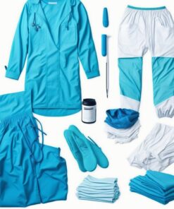 black Surgical gown