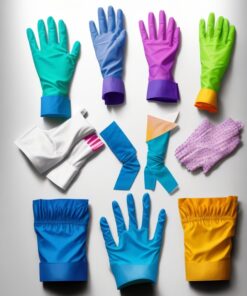 Disposable non woven overshoes blue medium