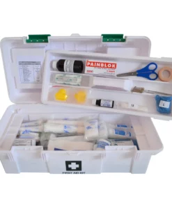 5 items in first aid box