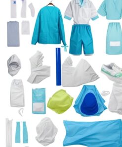 disposable non woven mop caps green small