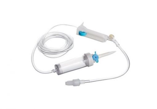 Admin Infusion Set with 1 Y site without Needle 60 drops
