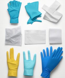 black sterile gloves