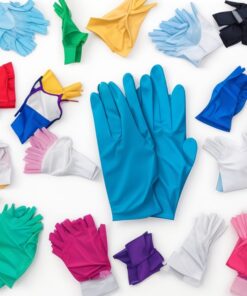 100 disposable latex gloves