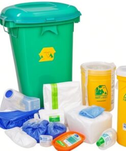 bd 5.4 liter red horizontal entry sharps container