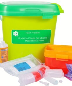 bd 5.4 lt. patient exam room sharps collector, 10.75 x 10.75 x 4, . pearl, side ..