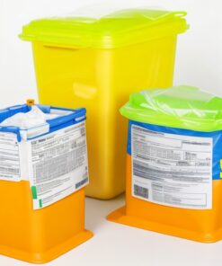 syringe disposal container