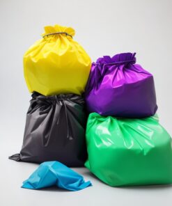 tinted biohazard bags