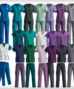 100% Cotton Reusable scrubs bottom blue XXX large