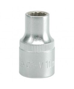 Bi-hex Socket - 12 Point - Chrome Vanadium - 1/2" Connector - Standard Length - 10mm - YT-1272