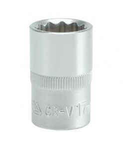 Bi-hex Socket - 12 Point - Chrome Vanadium - 1/2" Connector - Standard Length - 17mm - YT-1279