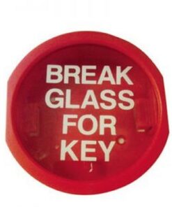 Break Glass Key Box - Plastic - Round