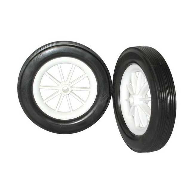 Plastic Spoked Wheels - Polypropylene - 135mm ? - Pack of 2 - RATA135
