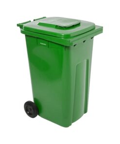 Wheelie Bin - SABS Approved - 240L - Olive Green - Pack of 12 - Wheelie Bin 240L-olive