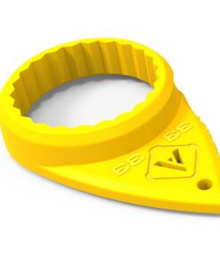 33mm Wheel Nut Indicator - Polypropylene - Pack of 100 - SL.FG.WNI.33.YL