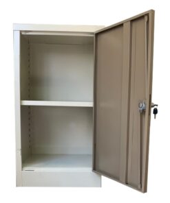 Stationery Cupboard - Space Saver - 1 Shelf - 90 x 48 x 45 cm - SC006-ivorykaroo