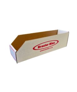 Brazier Bins - Cardboard Bin - Parts Storage Box - 38.1 x 10.2 x 11 cm - NO.6