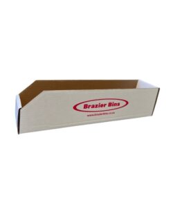 Brazier Bins - Cardboard Bin - Parts Storage Box - 45.7 x 10.2 x 11 cm - NO.2