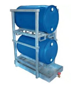 Drum Stacking System - Holds 4 x 210L Drum Drums - Steel - DS01678