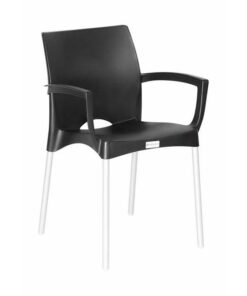 Plastic Chair - Alexis - Black