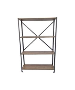 Trendi Shelf - Steel and Wood Shelving - 4 Shelf - 137 x 90 x 35cm