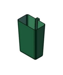 Refuse Bin - Pole Bin - Rectangular - Swivel - 50L - 39 x 22 x 59 cm - Green