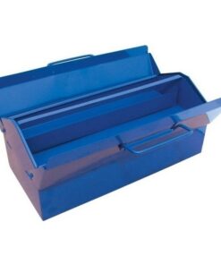 Senator Steel Tool Box - 3 Compartments - Removable Tray - Blue - 36 x 17 x 15 cm