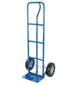 Matlock Sack Truck Trolley - P Handle - Steel - 2 Wheel - 200kg Capacity - 131.5 x 35.5 cm - Blue