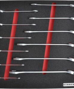 Kennedy AF Combination Spanner Set - 12 Pieces - with 2/3 Width Foam Tool Control Inlay for Tool Chests